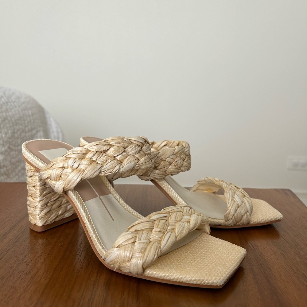 NBW Dolce Vita Tan Woven Women's Sandals